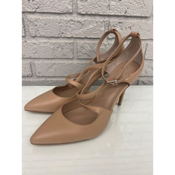 Charles BY CHARLES DAVID Women's Packer Tan Sling Back Pump Size 11M - Picture 5 of 8